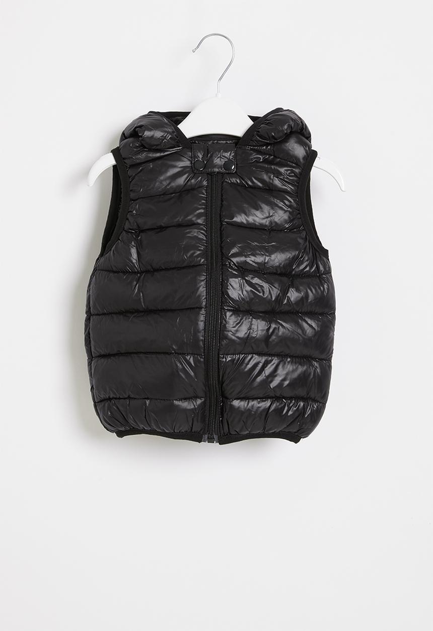Pop Candy - Boys sleeveless bomber - black
