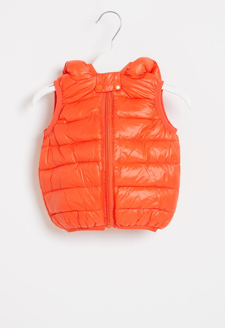 Pop Candy - Boys sleeveless bomber - orange