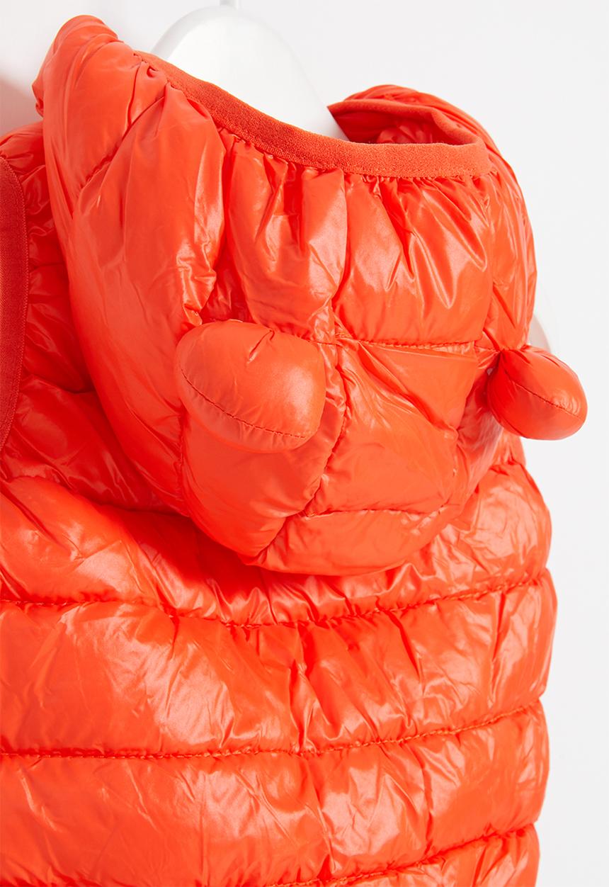 Pop Candy - Boys sleeveless bomber - orange