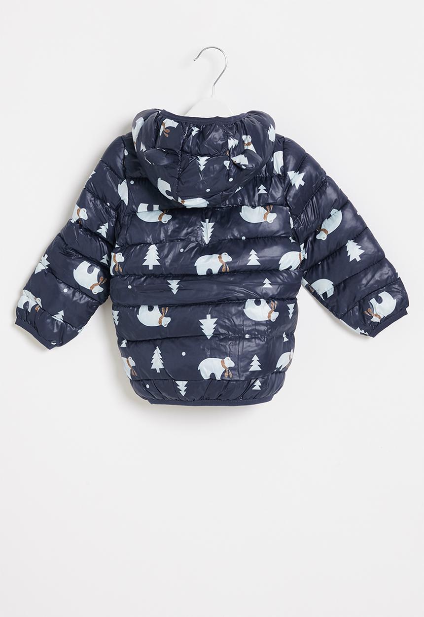 Pop Candy - Boys bear bomber - navy