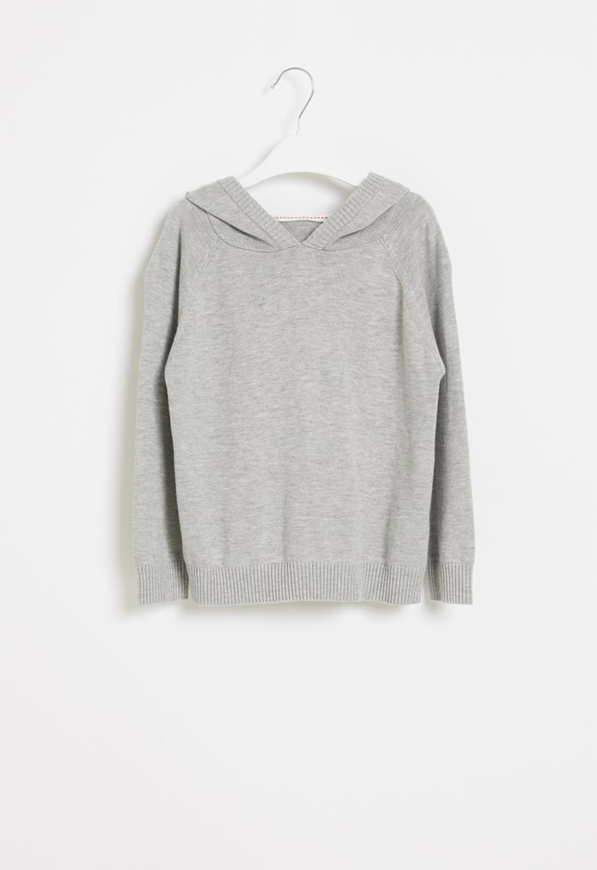 Pop Candy - Boys Hooded Sweater - grey