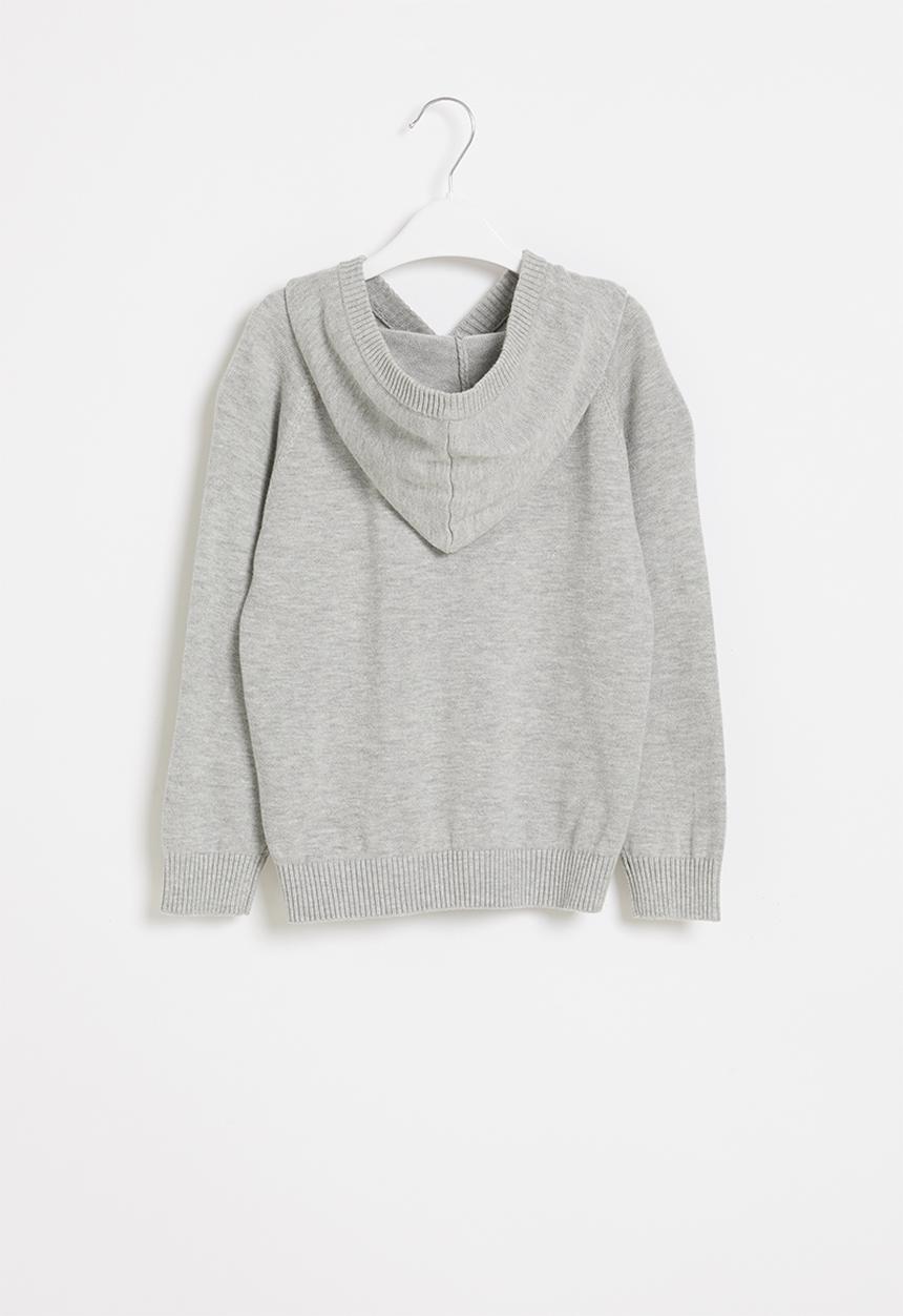 Pop Candy - Boys Hooded Sweater - grey
