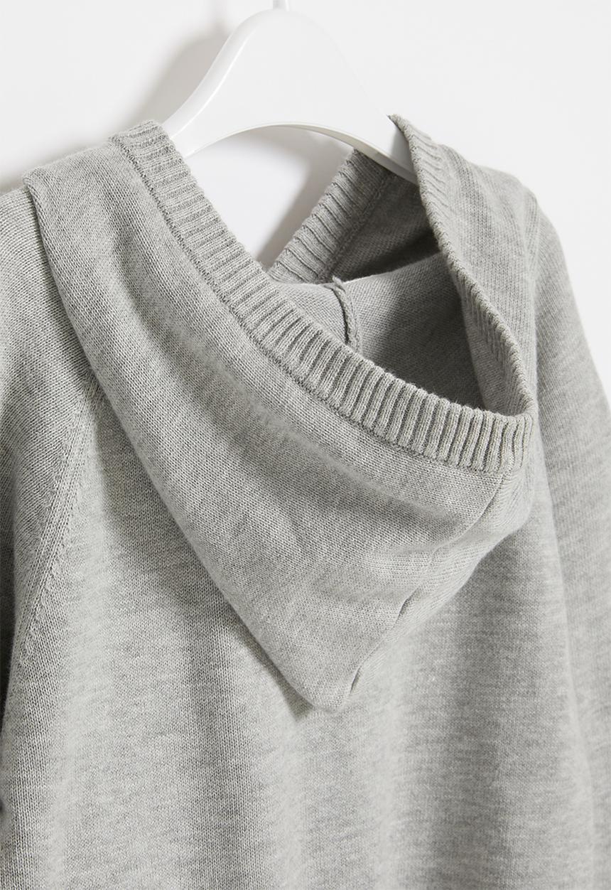 Pop Candy - Boys Hooded Sweater - grey