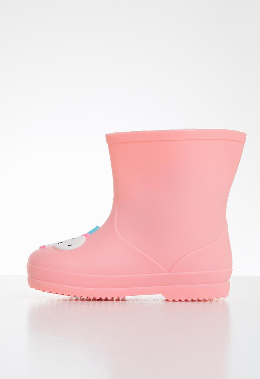 Pop Candy - Girls rainbow rainboots - light pink
