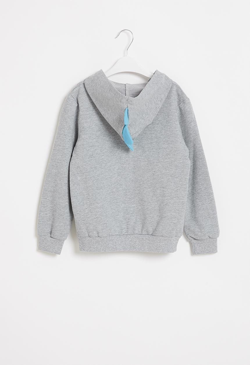 Pop Candy - Boys character hoodie - grey