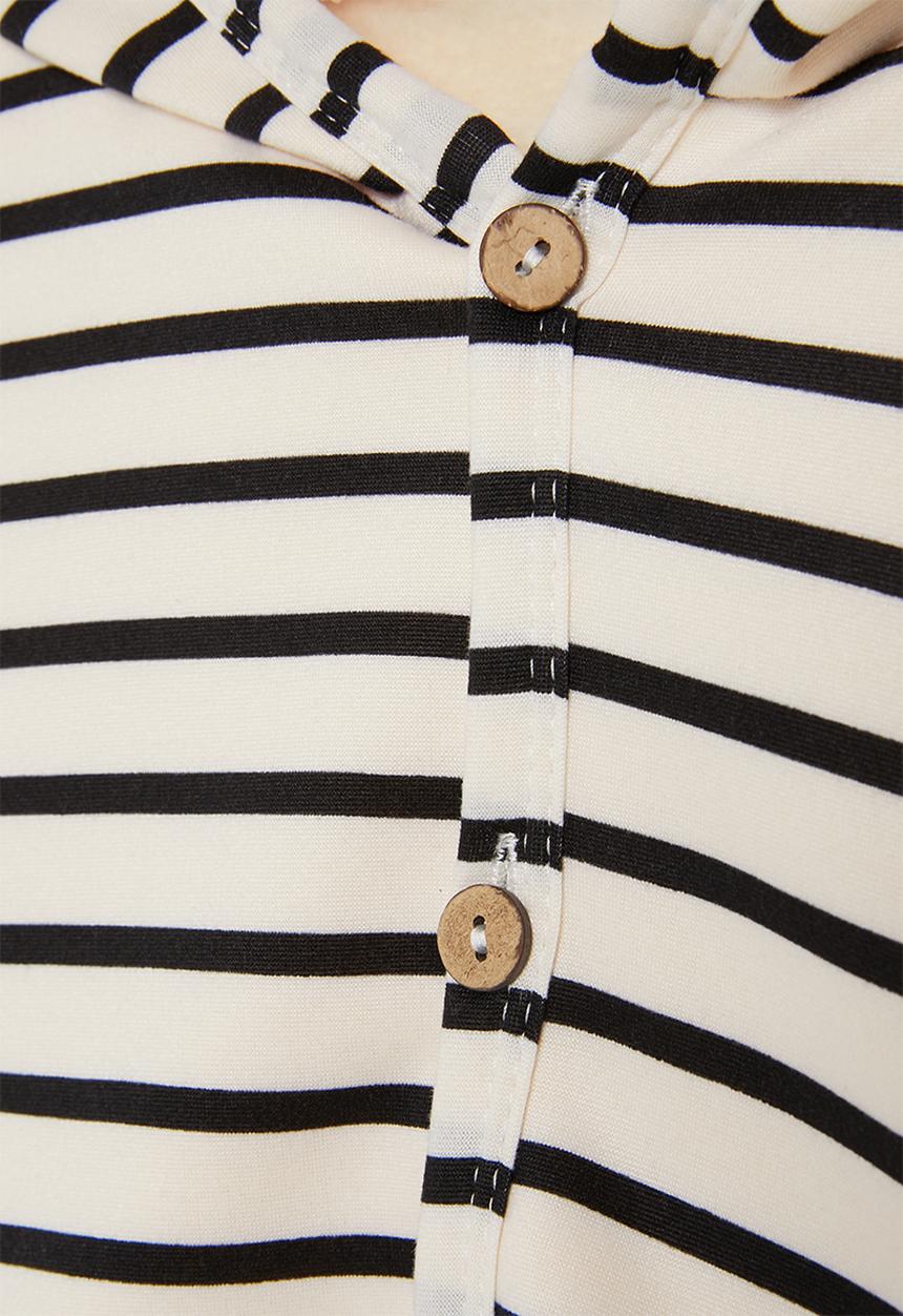 Pop Candy - Comfy jacket - neutral & black