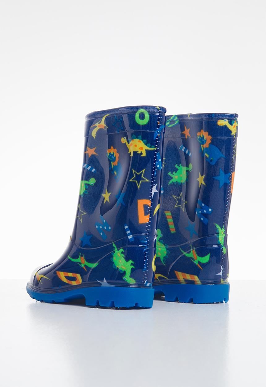Pop Candy - Boys printed rainboots - navy