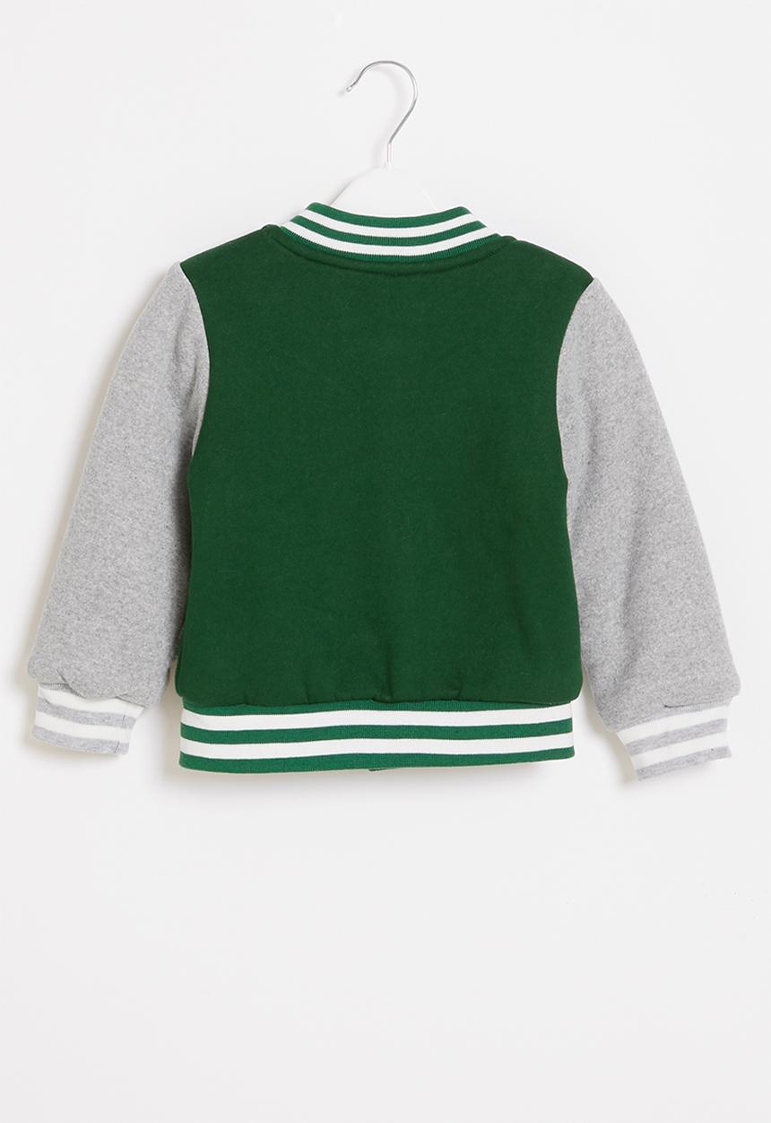 Pop Candy - Boys cool baseball jacket - green