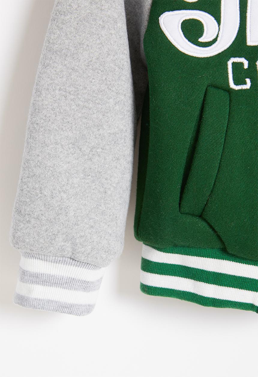 Pop Candy - Boys cool baseball jacket - green