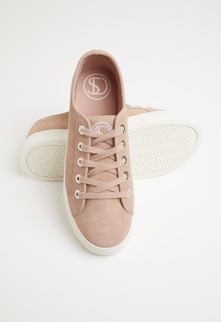 Superdry. - Womens flatform sleek trainer - pink