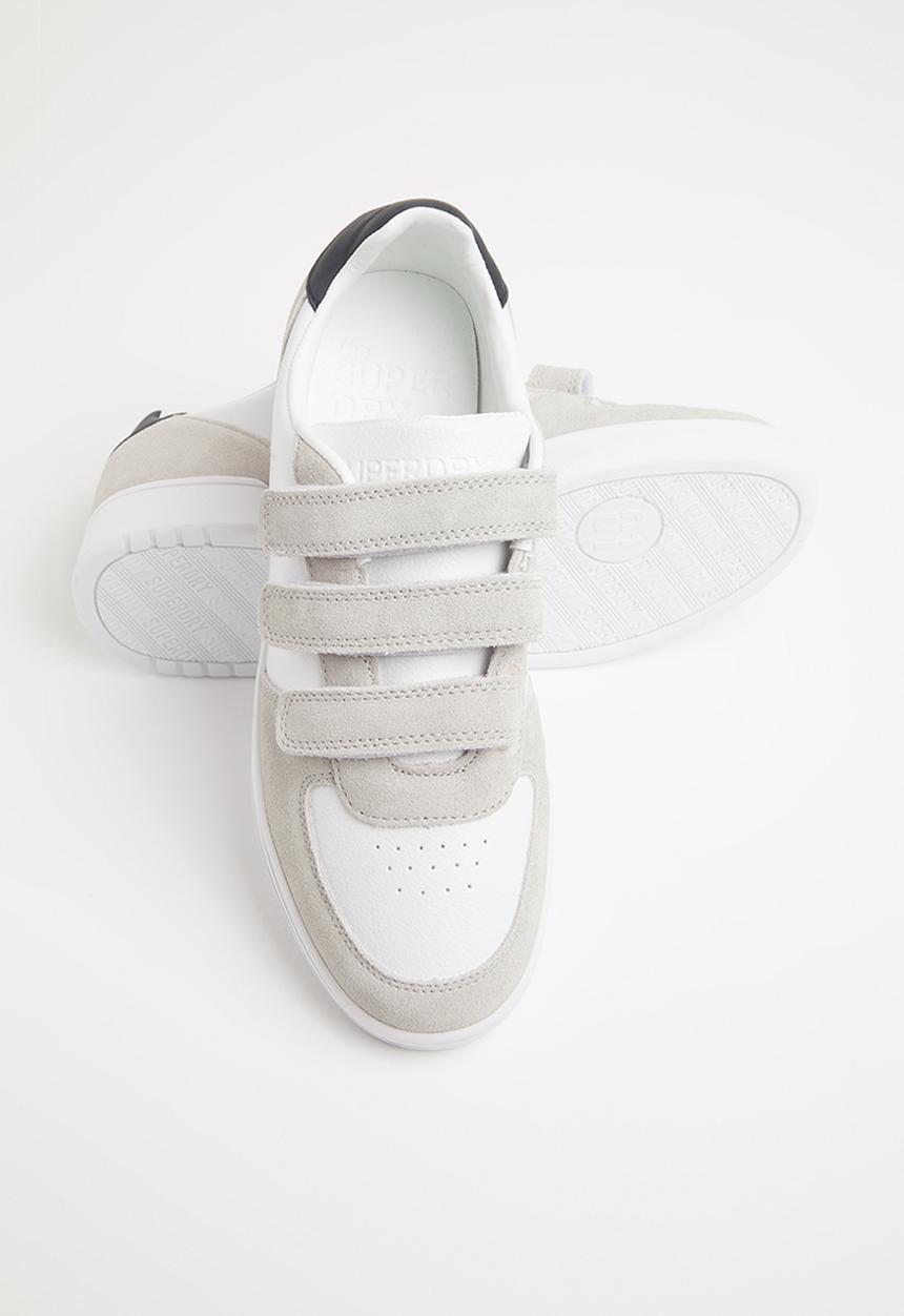 Superdry. - Edit velcro trainer - white