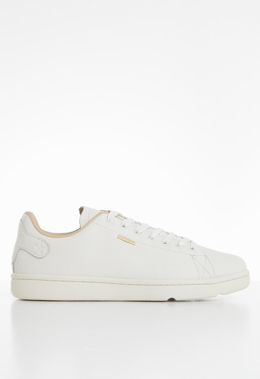 Superdry. - Premium vintage tennis trainer - white