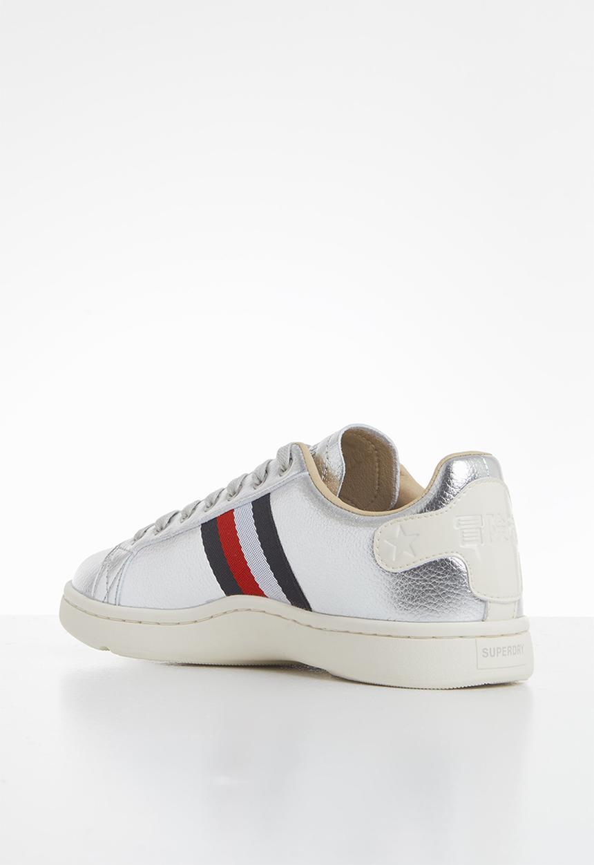 Superdry. - Vintage tennis trainer - silver