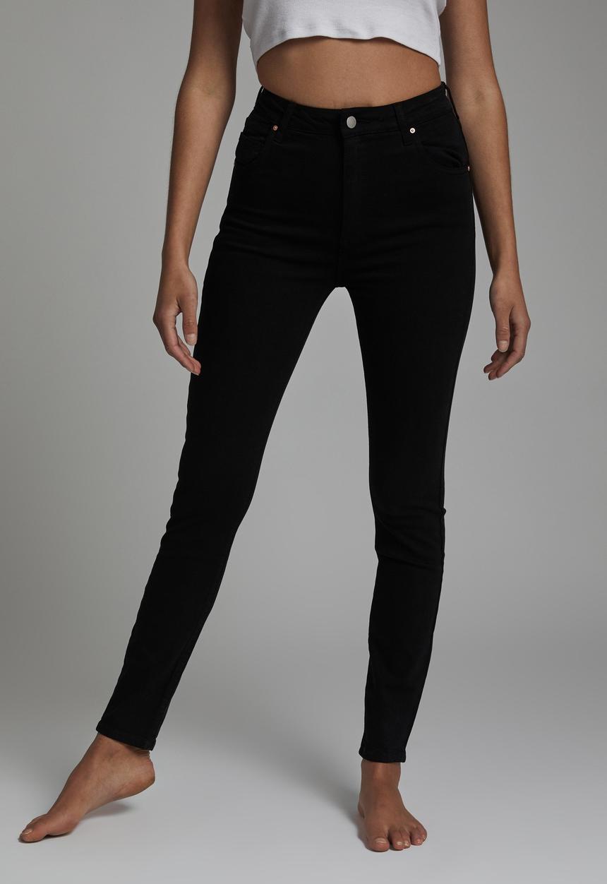 Cotton On - High rise skinny jean - black