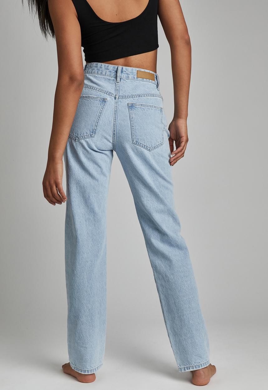 Cotton On - Long straight jean - light blue