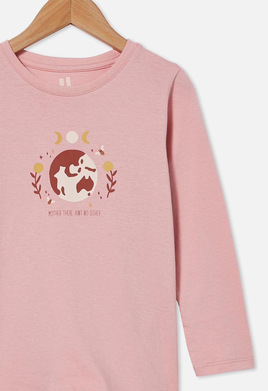 Cotton On - Penelope long sleeve tee - pink