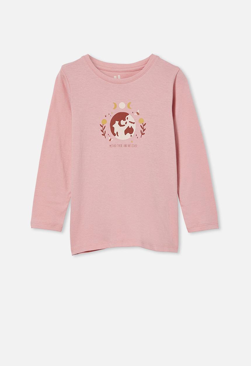 Cotton On - Penelope long sleeve tee - pink