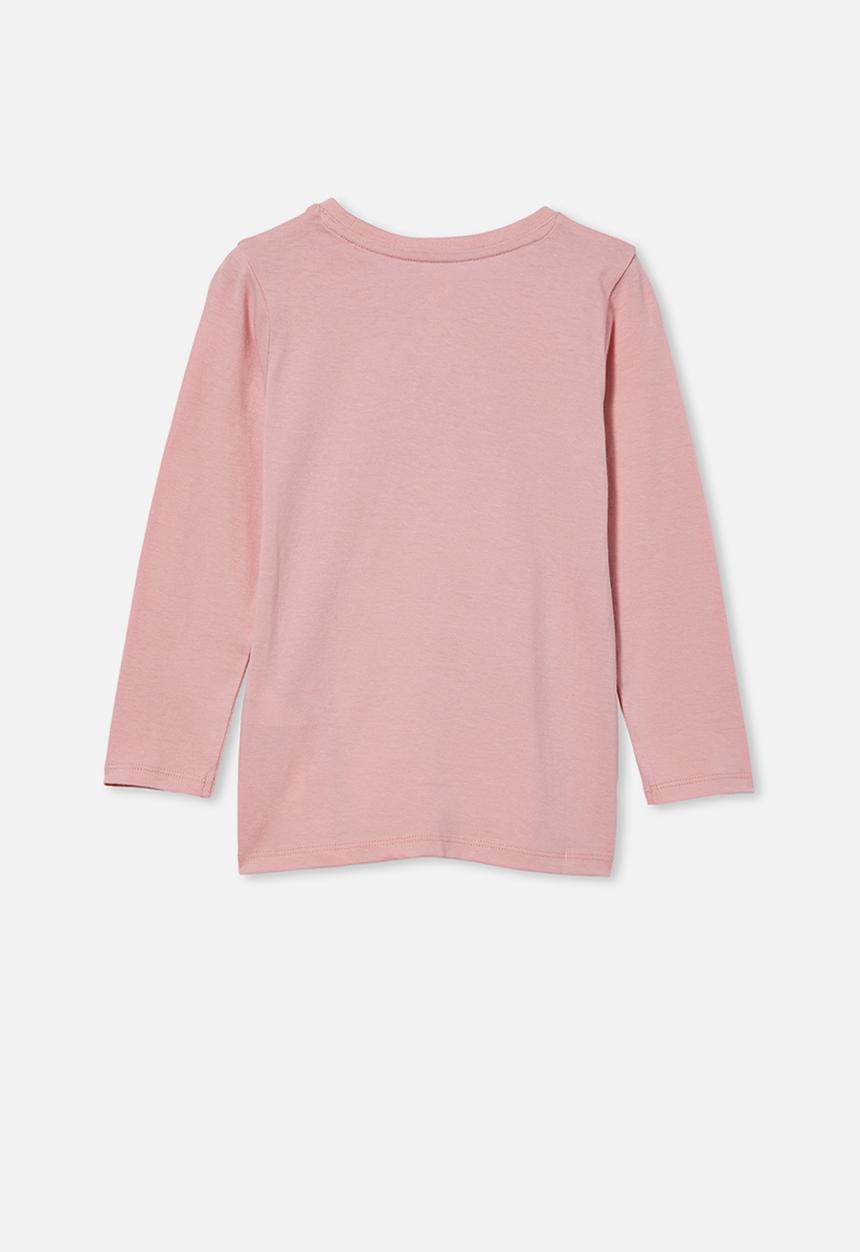 Cotton On - Penelope long sleeve tee - pink