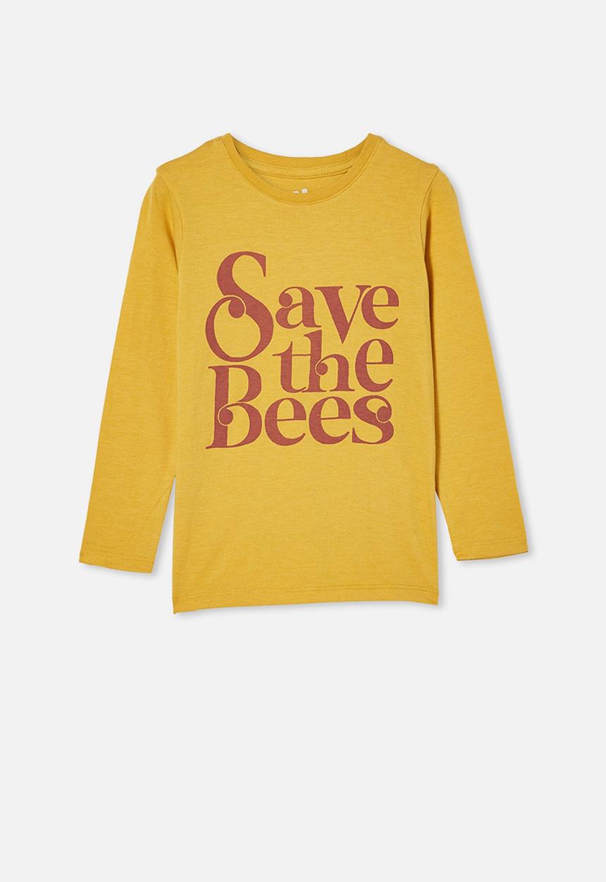Cotton On - Penelope long sleeve tee - yellow