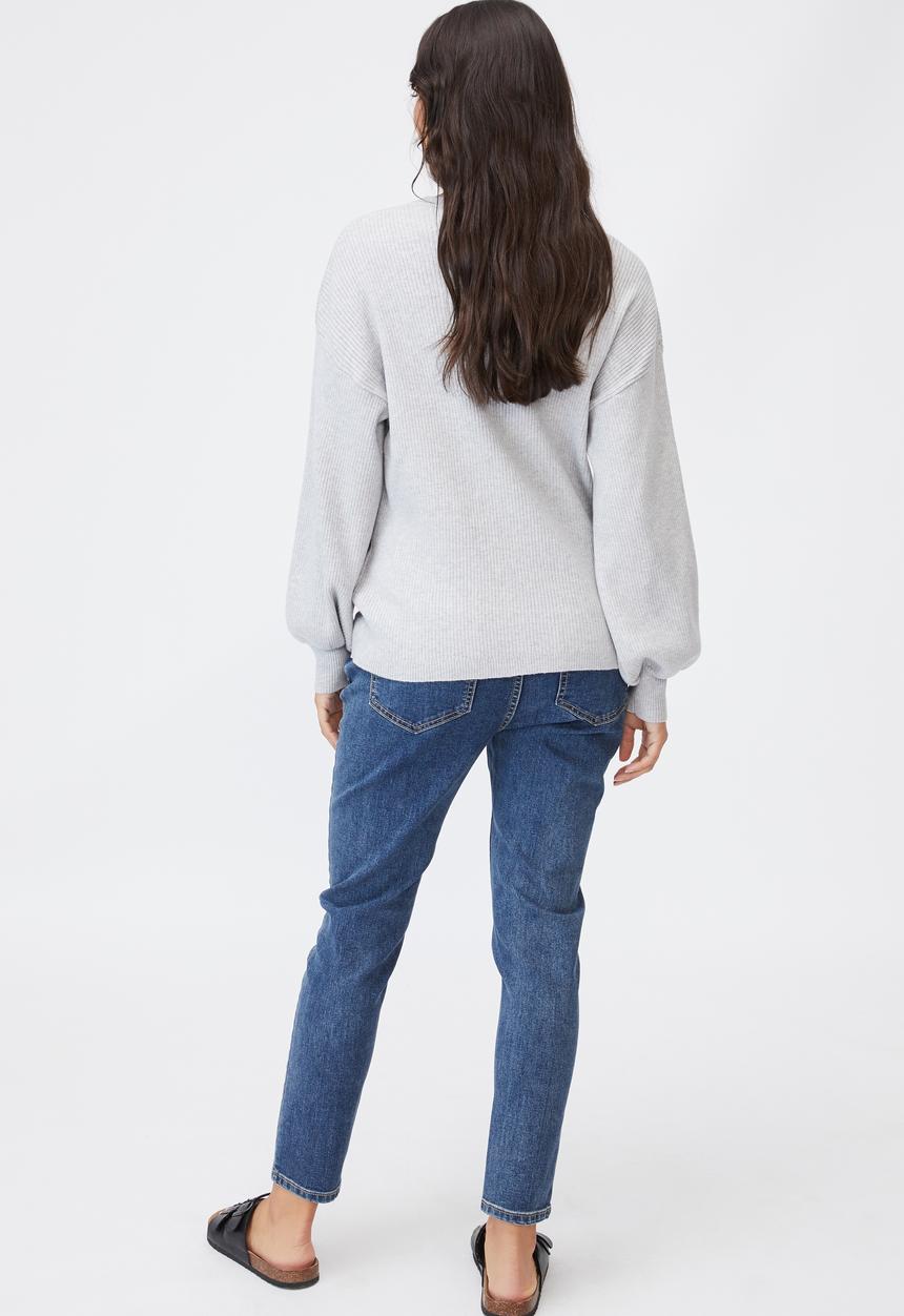 Cotton On - Maternity friendly ultimate pullover - grey 