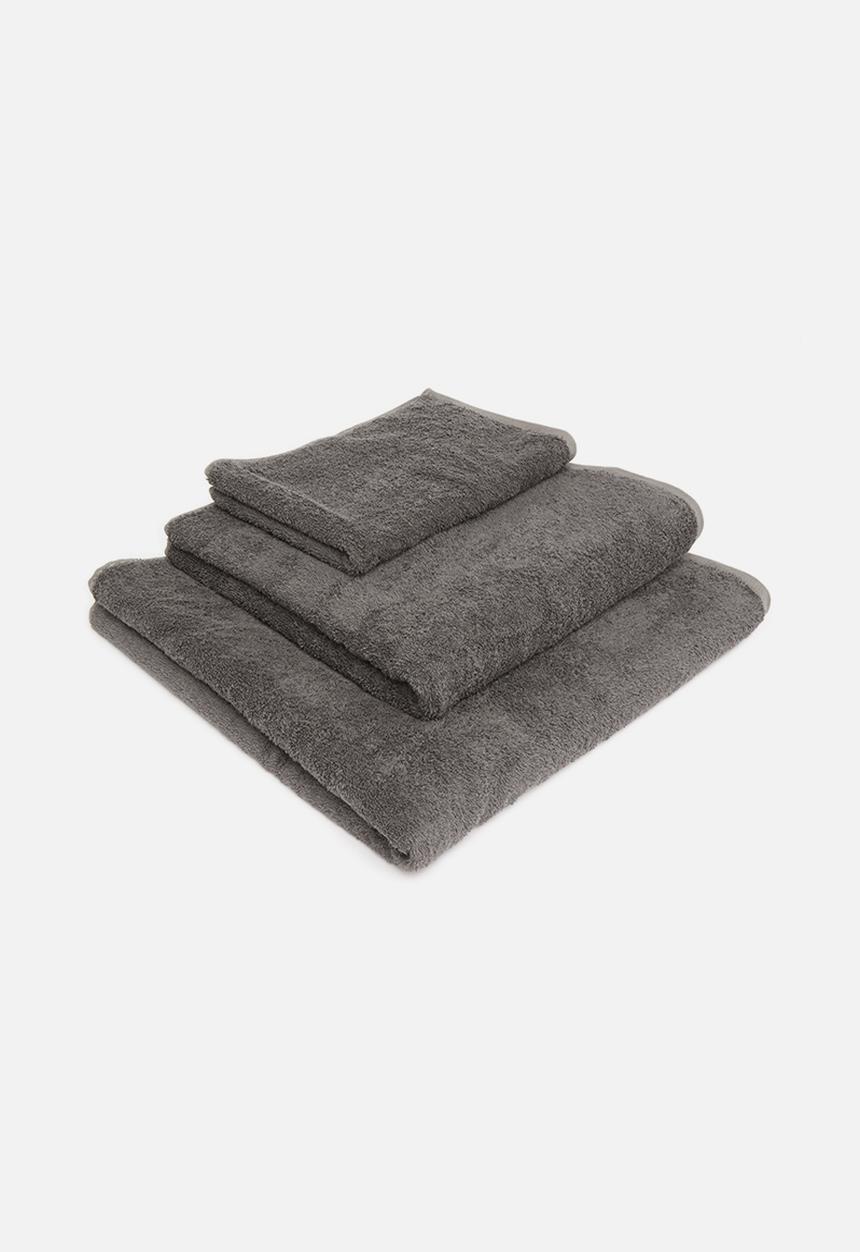 Linen House - Nara bamboo cotton towel - charcoal