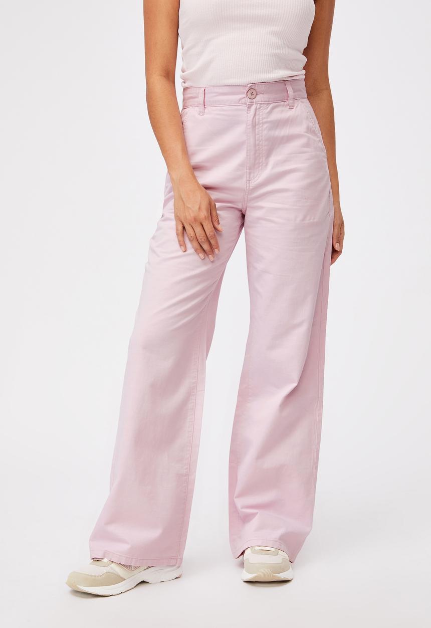 Cotton On - Parker long straight pant - soft orchid