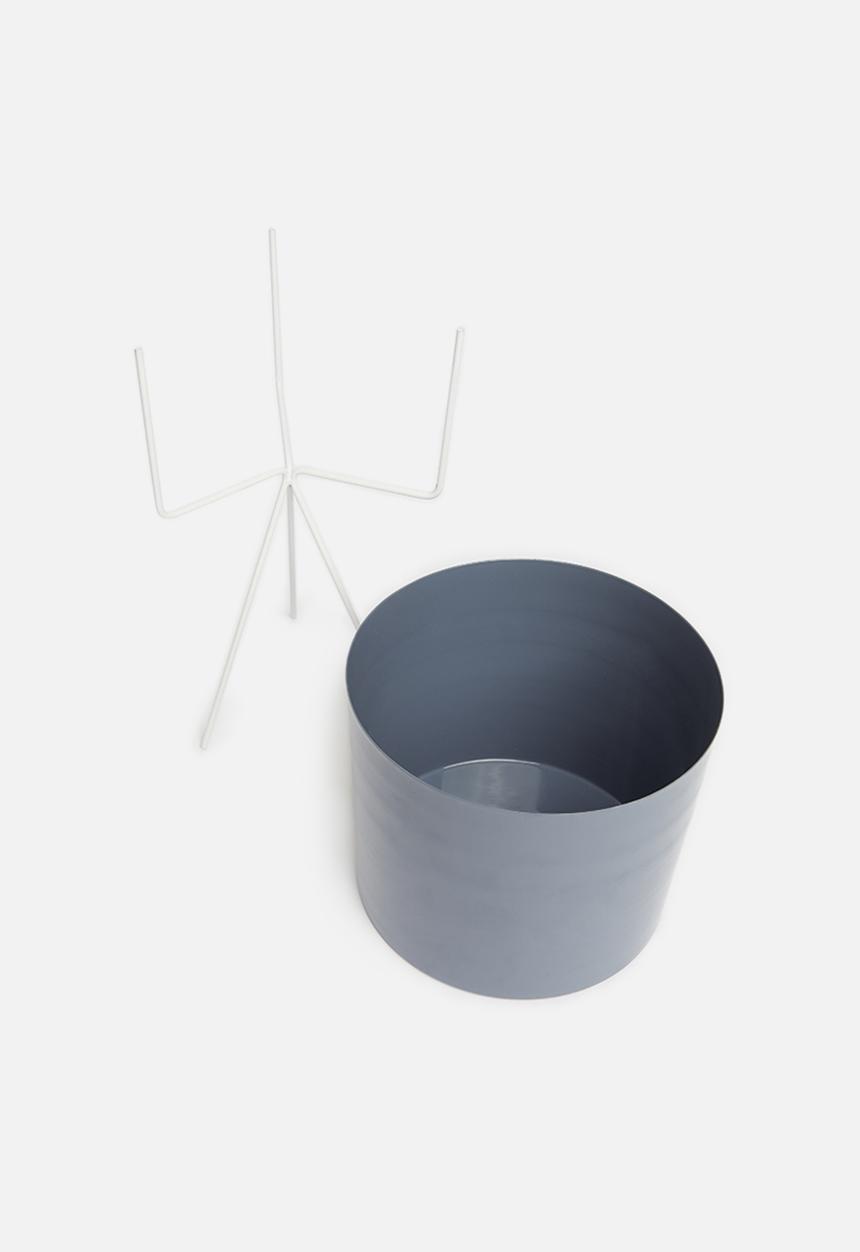 H&S - Planter on stand - dark grey