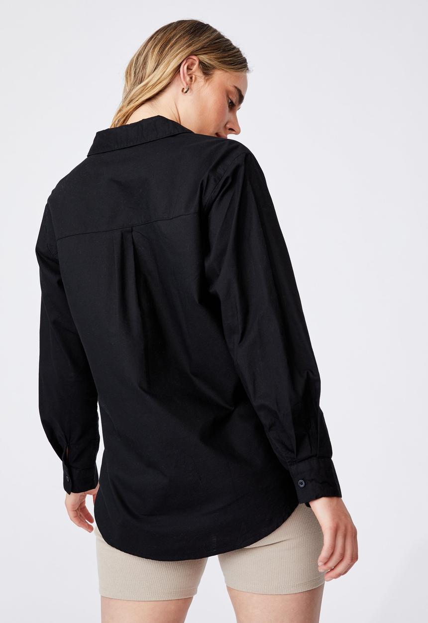 Cotton On - Preppy shirt - black