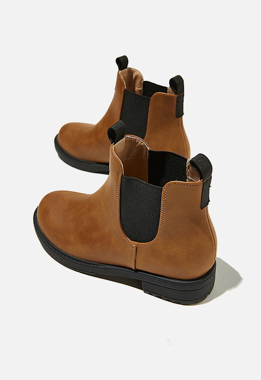 Cotton On - Pull on gusset boot - vintage brown