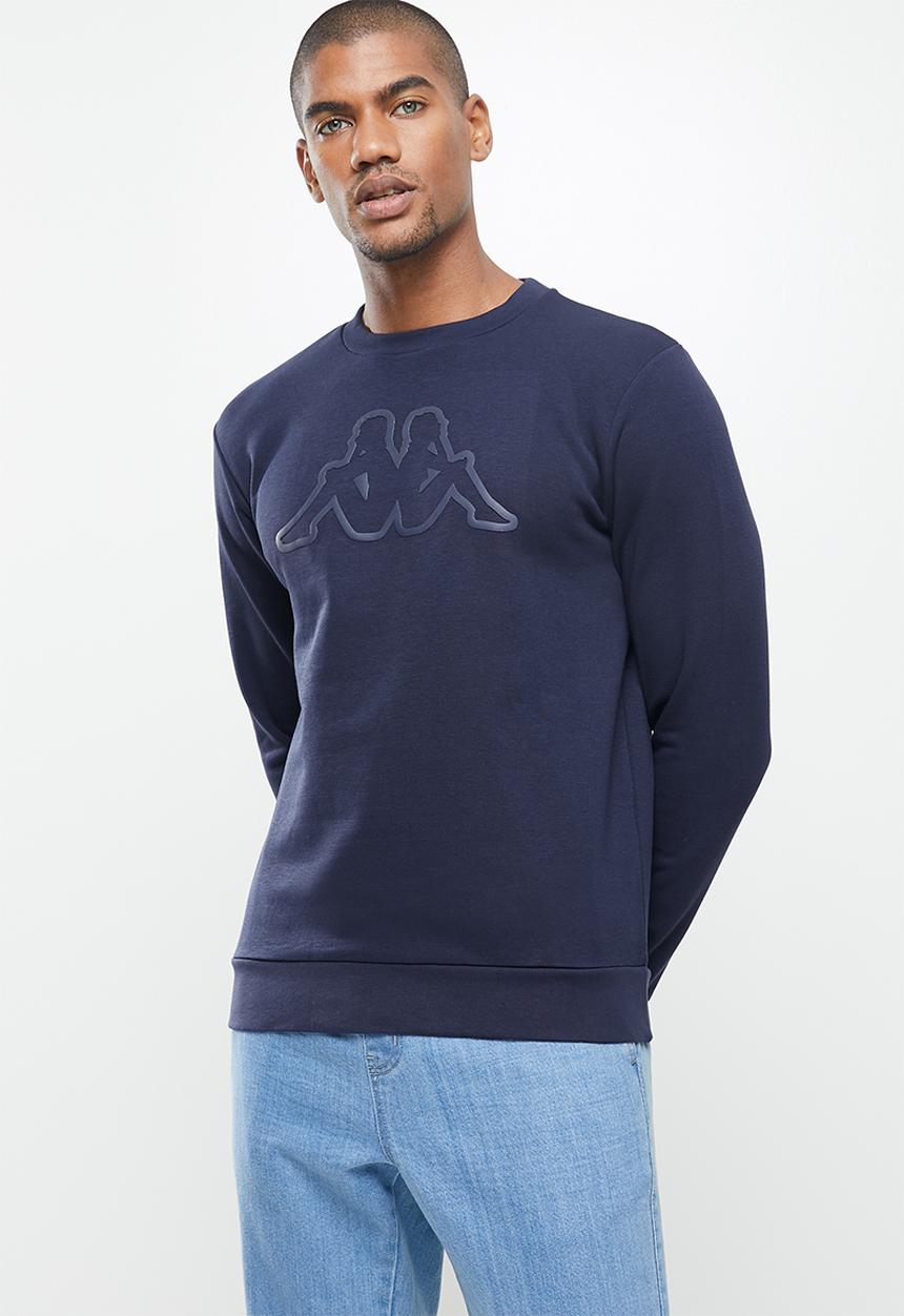 KAPPA - Logo crus sweat top - navy