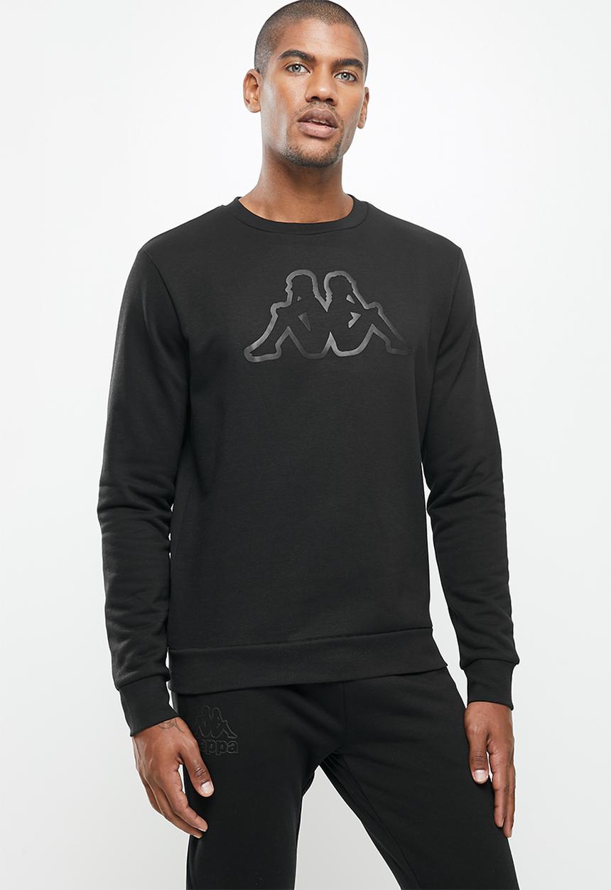 KAPPA - Logo crus sweat top - black