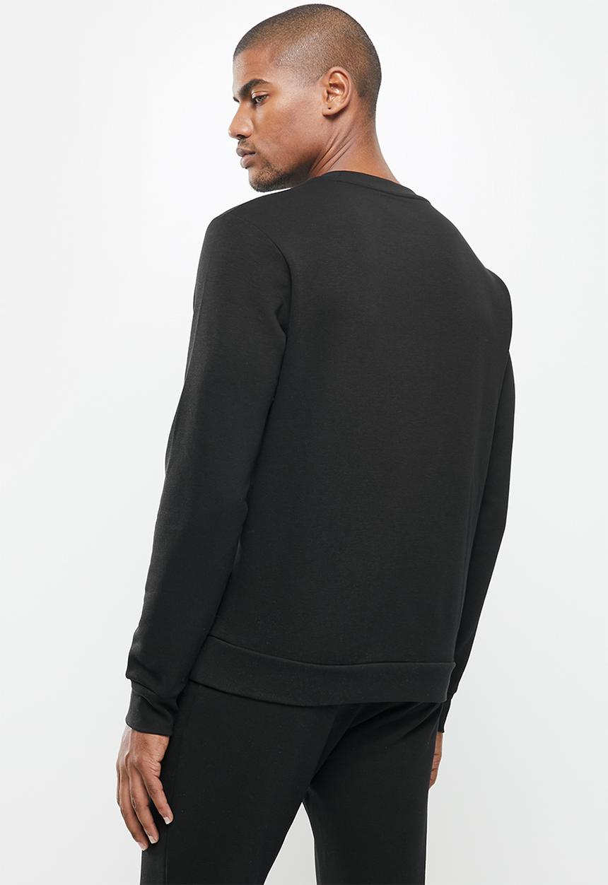 KAPPA - Logo crus sweat top - black