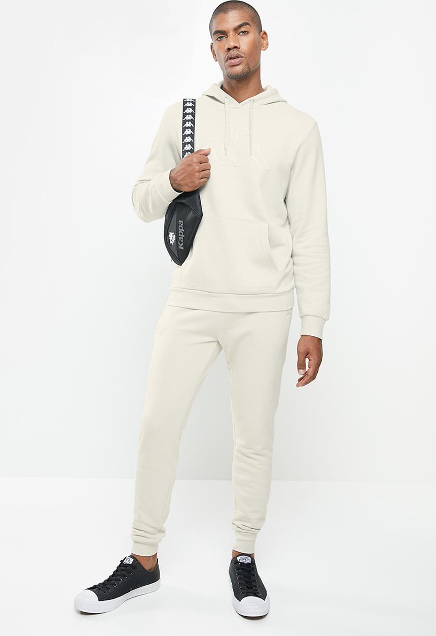 KAPPA - Logo cavil hoodie - beige
