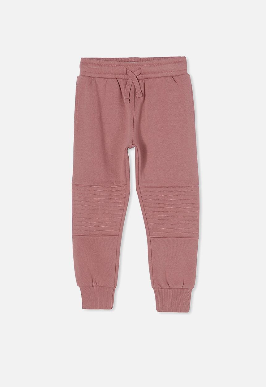 Cotton On - Marlo trackpant - dusty berry