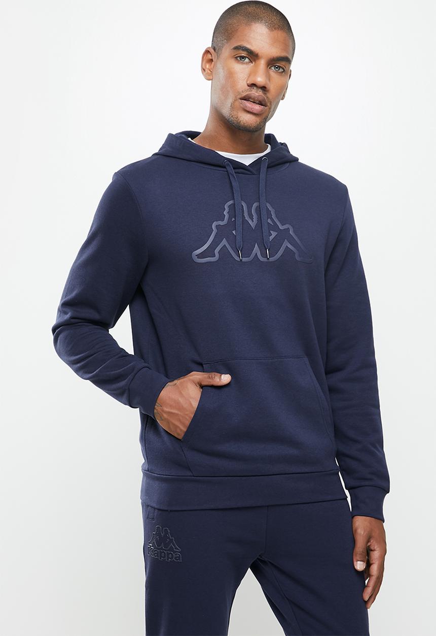 KAPPA - Logo cavil hoodie - navy