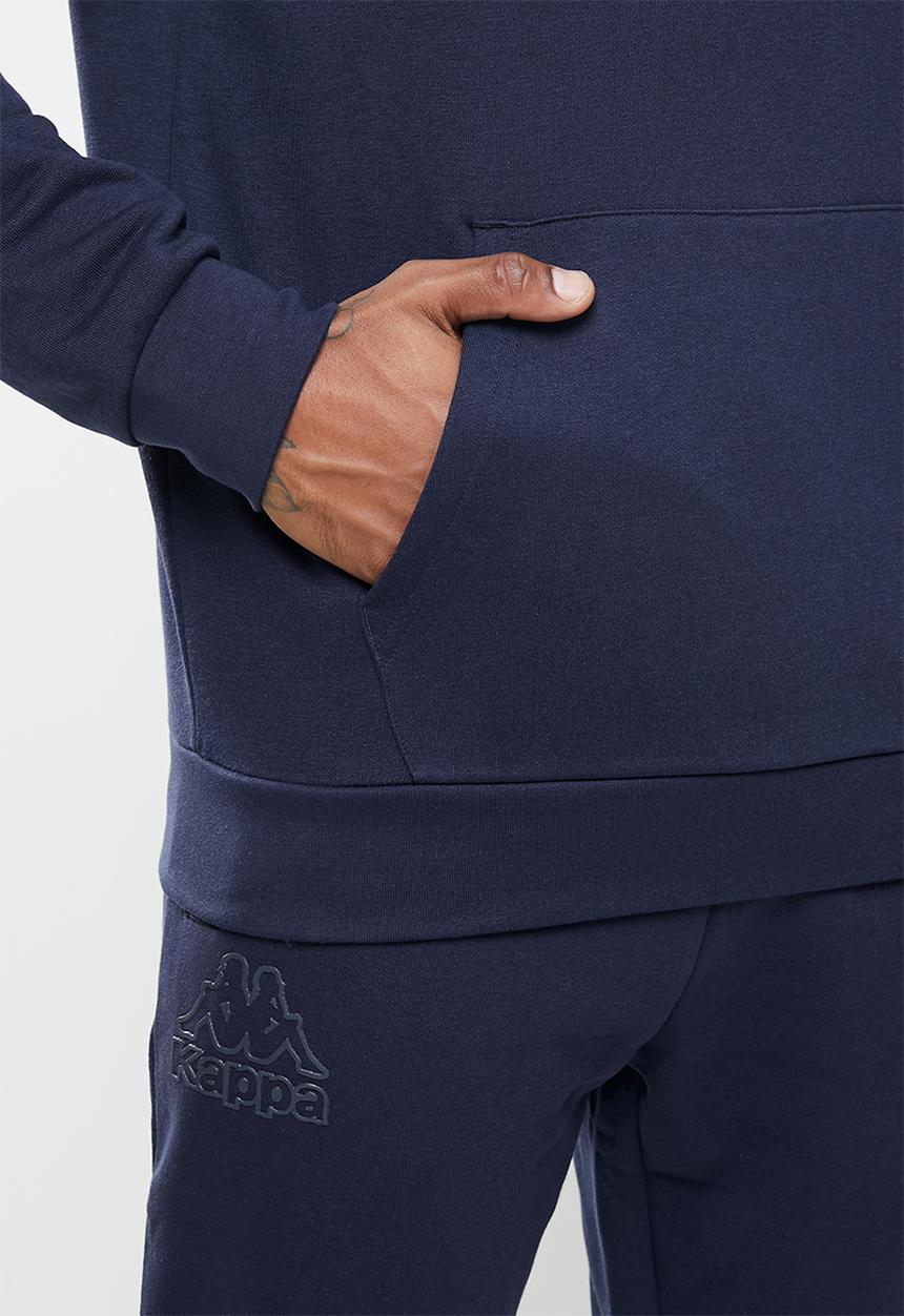 KAPPA - Logo cavil hoodie - navy