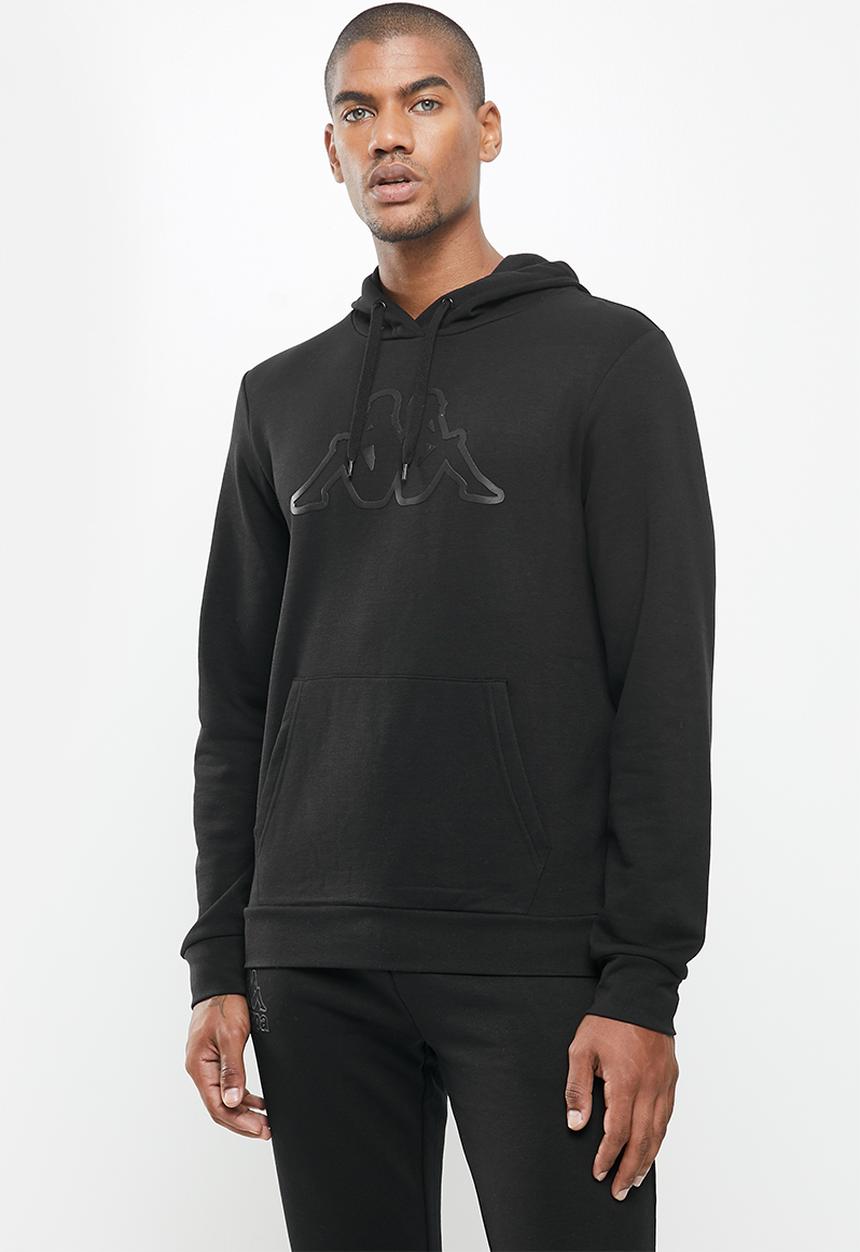 KAPPA - Logo cavil hoodie - black