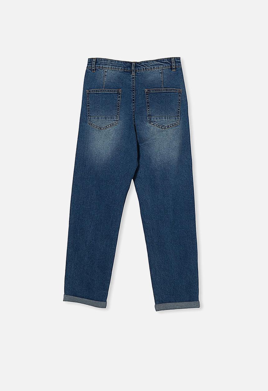 Free by Cotton On - Boys street jean - infinity mid blue wash