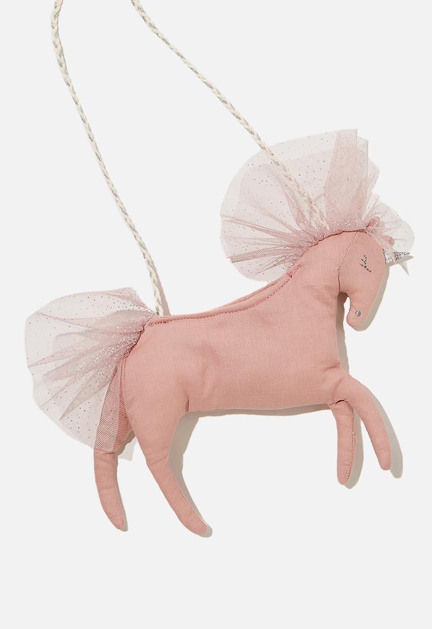 Cotton On - Lux unicorn jayme critter bag - pink 