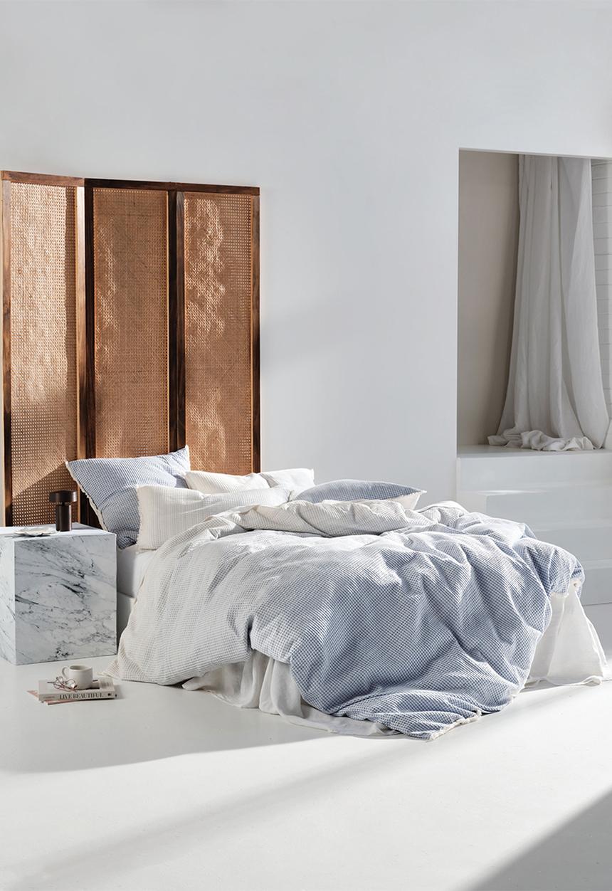Linen House - Lucca duvet cover set - blue