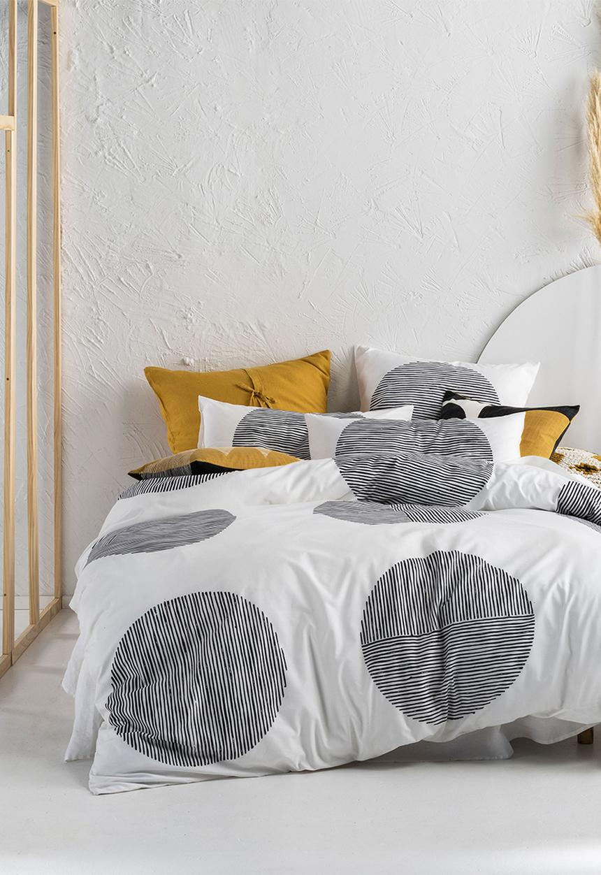 Linen House - Pani duvet cover set - black