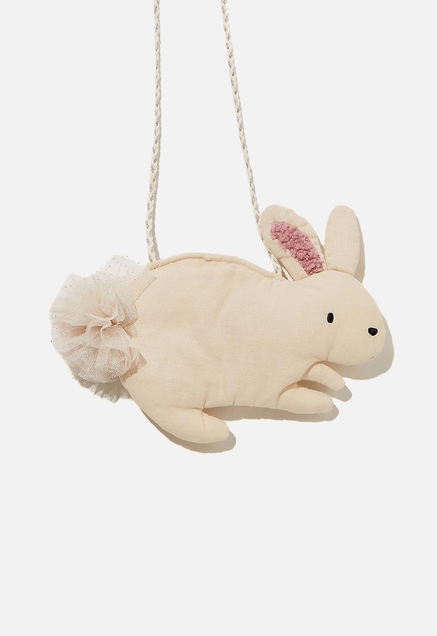 Cotton On - Lux bunny jayme critter bag - white bunny
