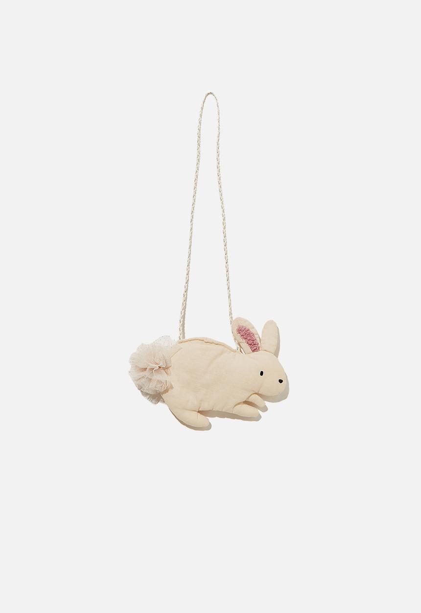 Cotton On - Lux bunny jayme critter bag - white bunny