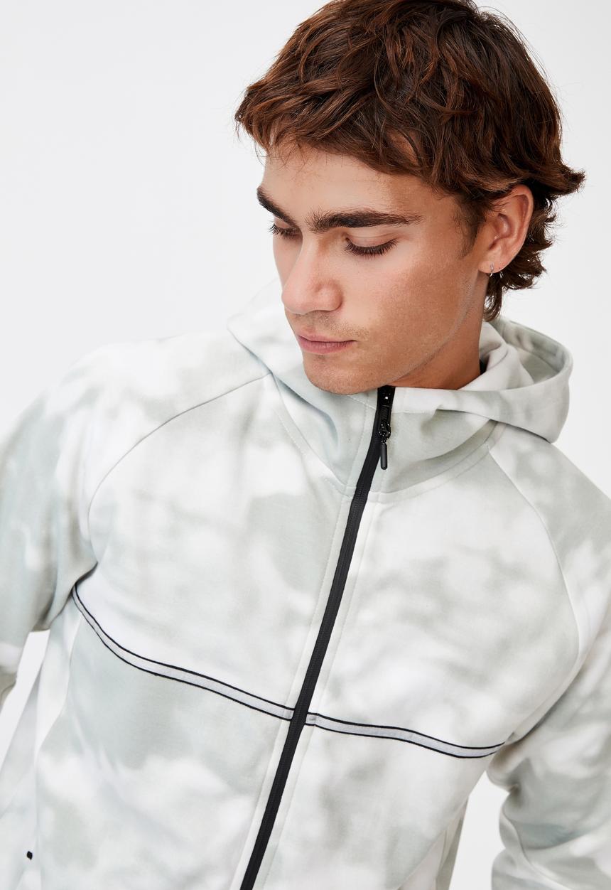 Cotton On - Active tech zip thru hood - steel grey