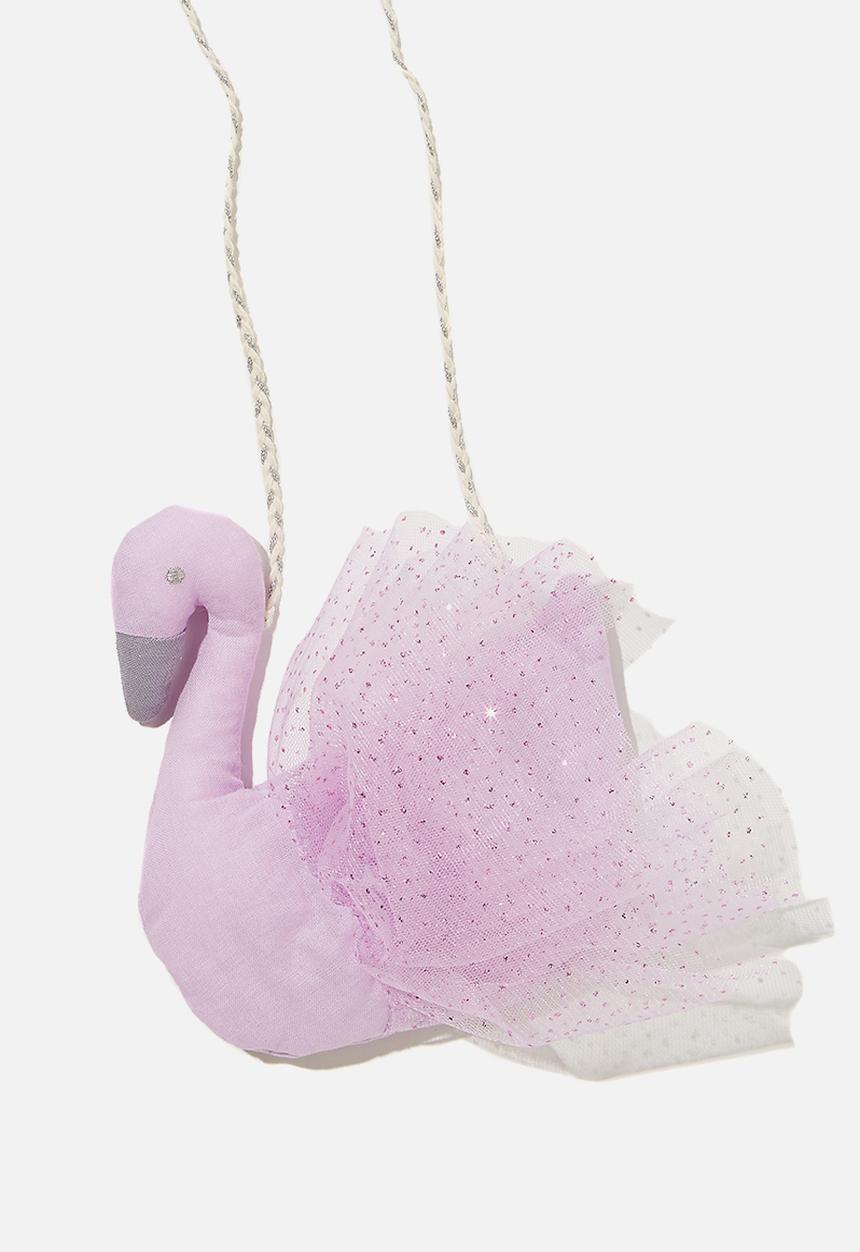 Cotton On - Lux swan jayme critter bag - purple 