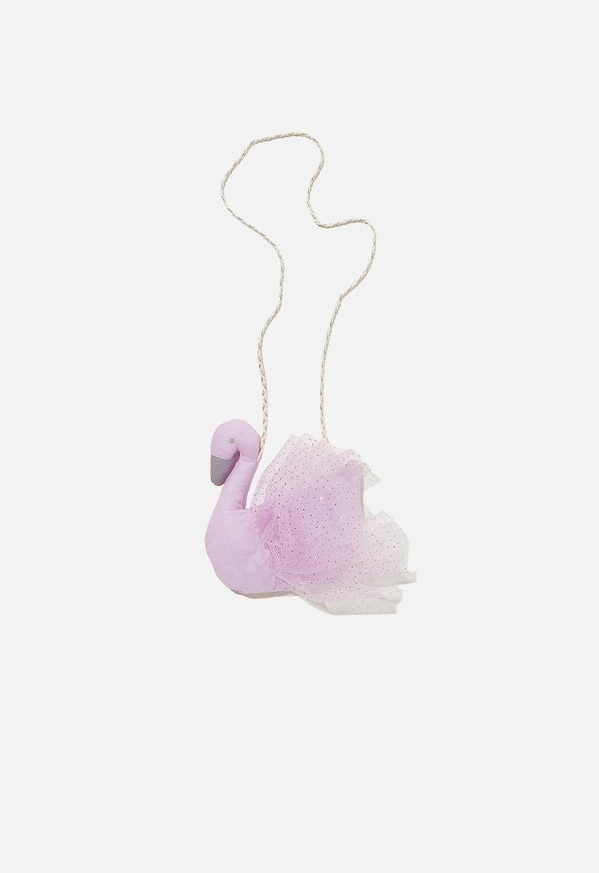 Cotton On - Lux swan jayme critter bag - purple 