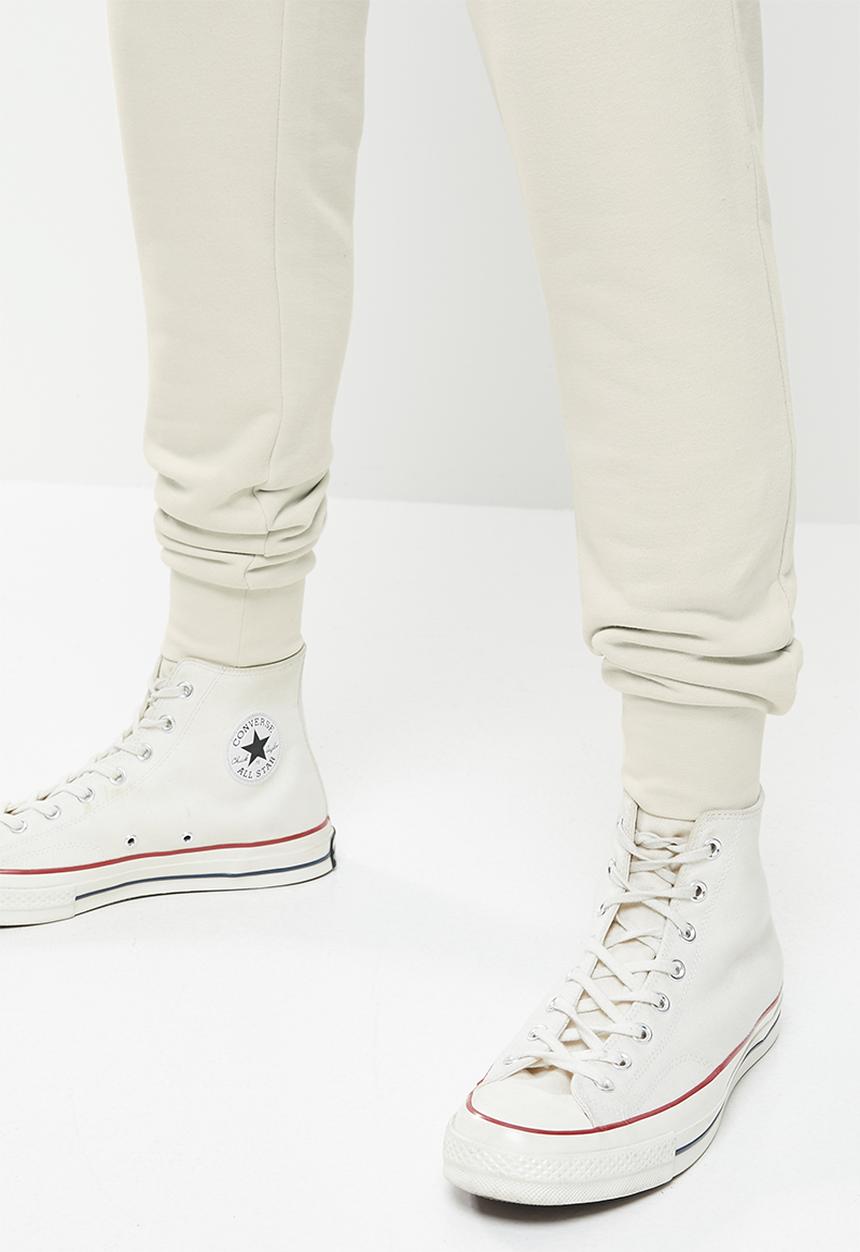 KAPPA - Logo crash pants - beige 