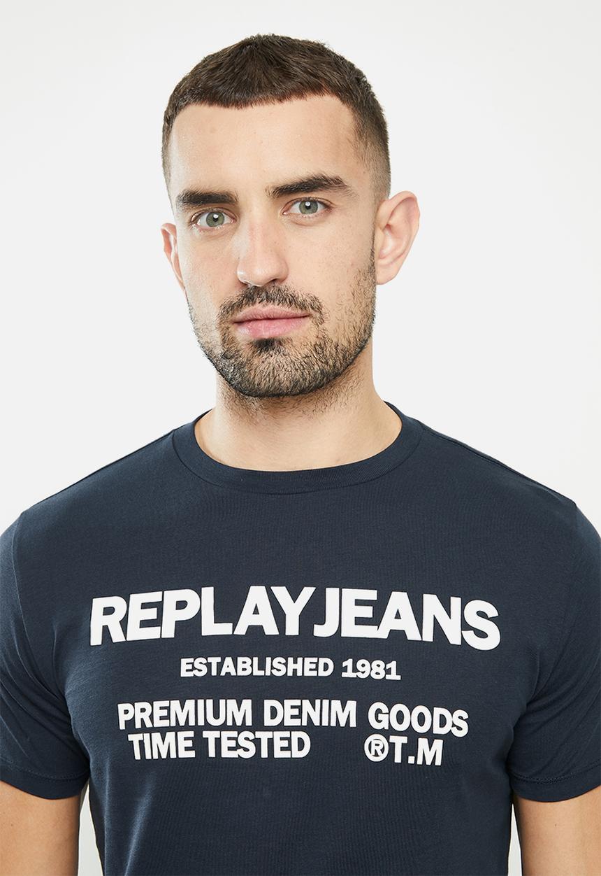 Replay - Replay jeans tee - navy