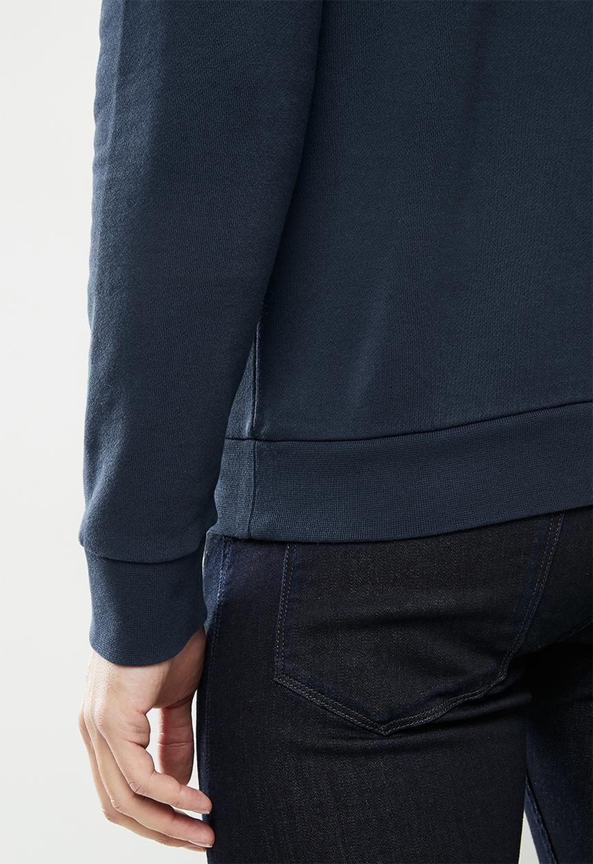 Replay - Replay jean logo crew fleece - navy