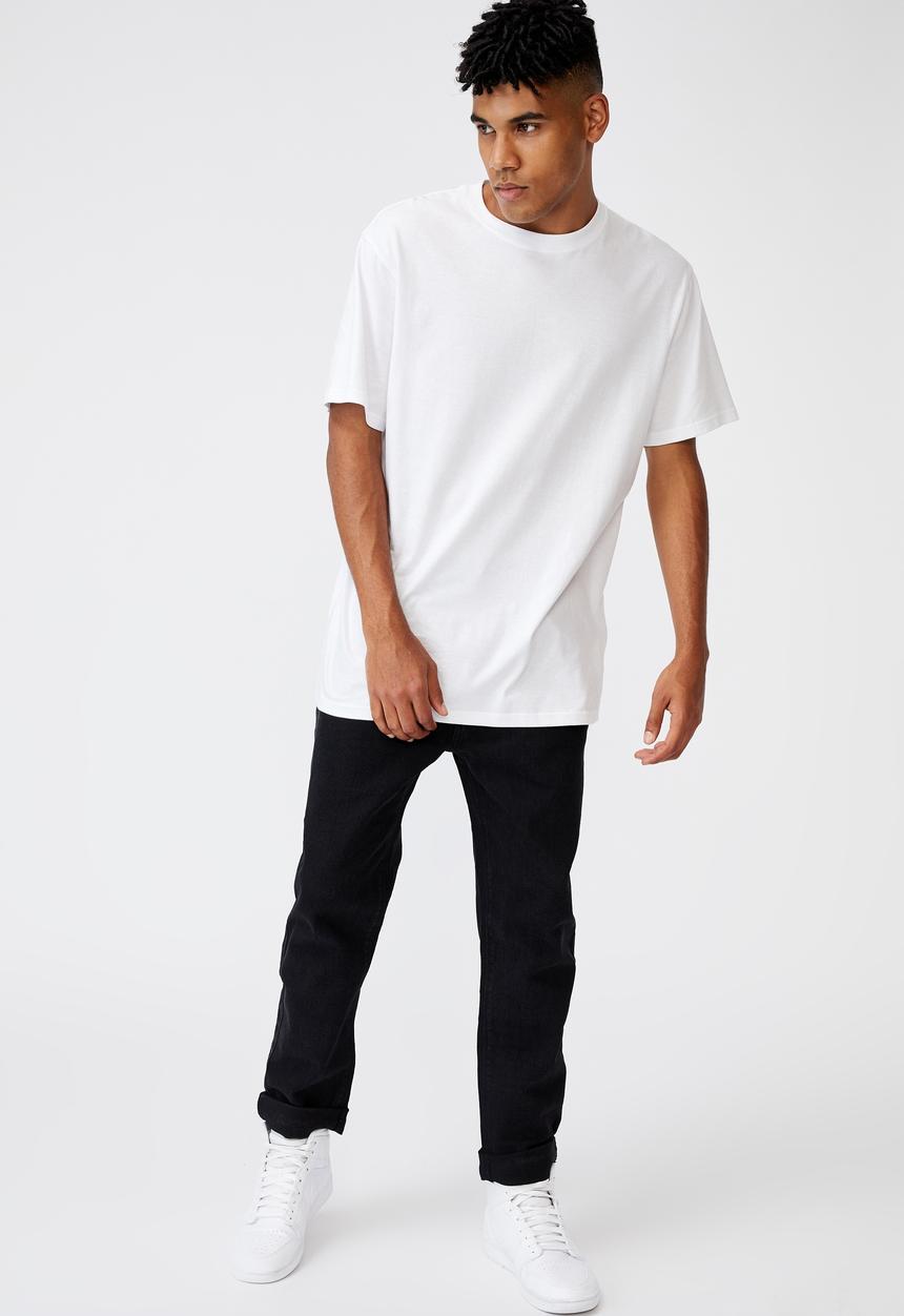 Factorie - Slim straight jean - washed black